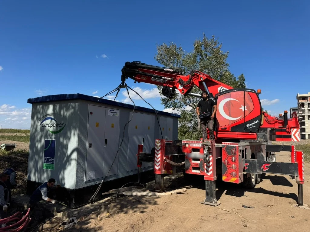 Ortaç Vinç - Trafo İndirme ve Montaj Operasyonu